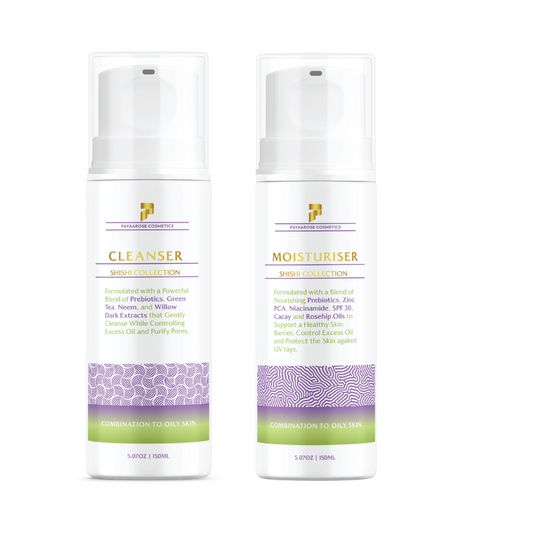 SHISHI CLEANSER MOISTURISER DUO ( COMBINATION TO OILY)